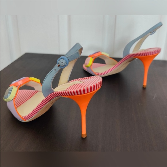 NIB Sophia Webster Jemima Crystal Sandal 37.5 - Picture 5 of 8